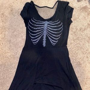 Hot Topic Casual Skeleton Dress